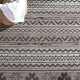 thumbnail image 5 of Safavieh Havana Finn Geometric Indoor/Outdoor Area Rug, Brown/Black, 6'7" x 6'7" Square, 5 of 10