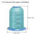 thumbnail image 2 of Unique Bargains Pale Turquoise Bonded Polyester Thread, Extra-strong 710 Yards, 2 of 4