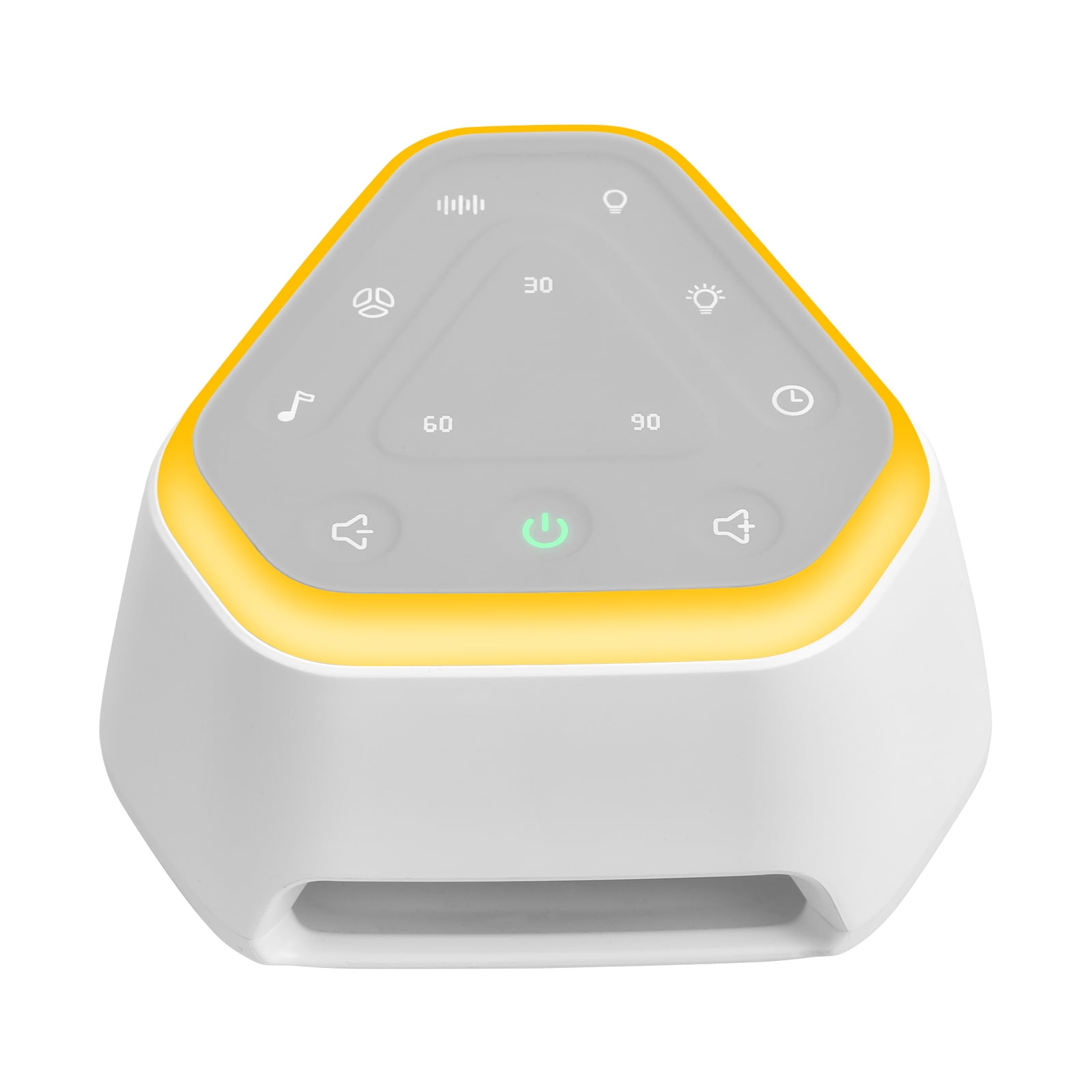Abanopi Desktop White Noise Machine Sleep Sound Machine with Warm & Colorful Night Light 26 Soothing Sounds 30min/60min/90