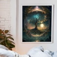 thumbnail image 4 of Paint by Numbers Kit for Adults Beginner, Tree Moon Easy DIY Oil Painting Kits Home Wall Decor 16x20 Inch (Without Frame),Tree, 4 of 8