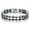 Black, variant on NICKSUN Heavy Sturdy Mens Motorcycle Chain Bike Chain Bracelet of Stainless Steel Silver Color Polished