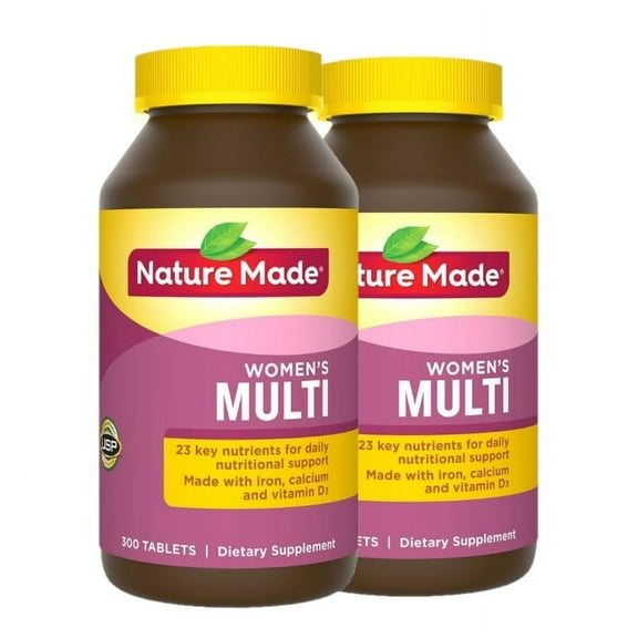 2 PACK | Nature Made Multi For Women's Tablets, 300 ct.