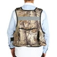 thumbnail image 4 of Multi-Pockets Fly Vest with Bottle Holder for Kayaking Sailing Boating Sports Camouflage, 4 of 7