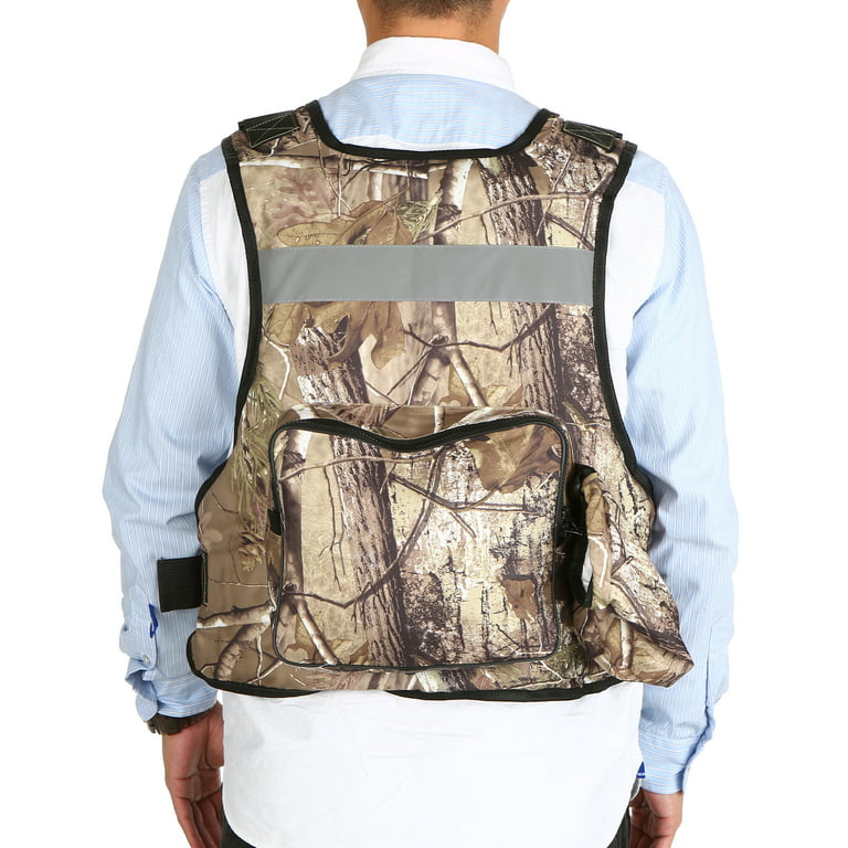 Multi-Pockets Fly Fishing Jacket Vest with Water Bottle Holder for Kayaking  Sailing Boating Water Sports 