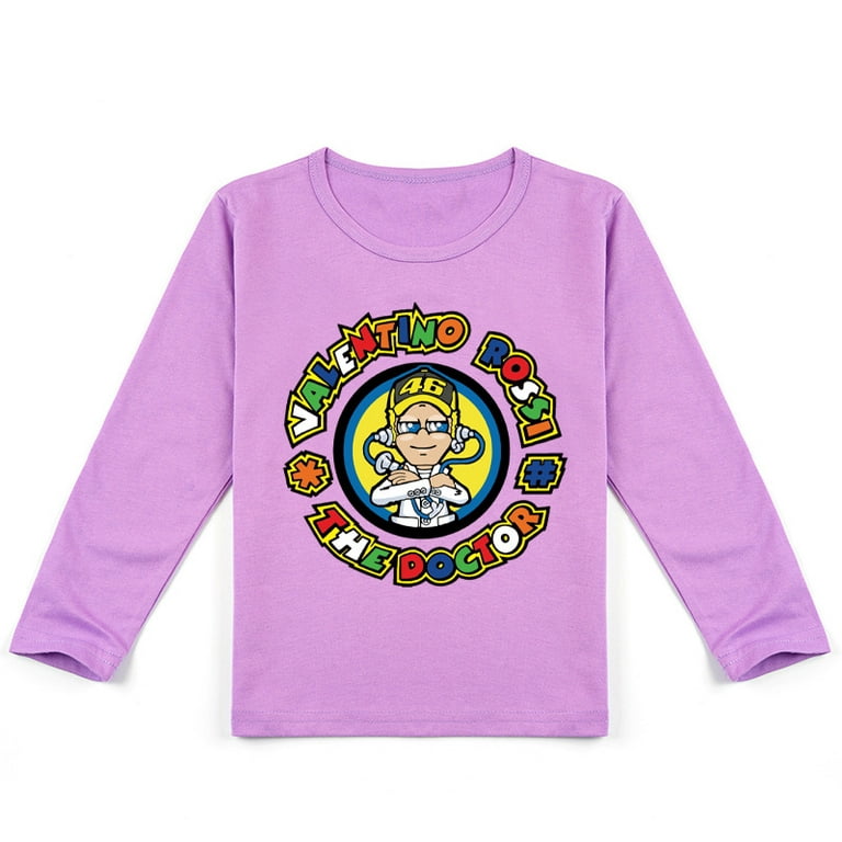 respons Nedsænkning bænk Bzdaisy VR46 Long Sleeve T-Shirt for Kids - Officially Licensed Merchandise  from Valentino Rossi - Unique and Cozy Children's Clothing - Perfect Gift  for Young Racing Fans - Available in Diffe - Walmart.com