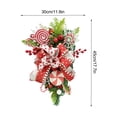 thumbnail image 4 of Árbol de Navidad al revés, duradero y de larga duración, con flores colgantes, 4 of 9