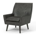 thumbnail image 2 of Furniture of America Contemporary Fabric Roger Accent Chair, Light Gray, 2 of 7
