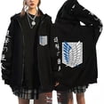thumbnail image 3 of Attack On Titan-sudaderas con cremallera para hombre, ropa informal estilo Hip Hop, sudaderas con capucha, chaqueta con capucha de manga larga, ropa, 3 of 5