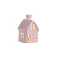 thumbnail image 2 of Vacemry 2Pcs Ceramic Houses Figurines, Mini Village Scene Props in Colorful Ceramic, Tabletop Decor for Party Celebrations Christmas Village Desktop Shelf Mantel Display, 2 of 9