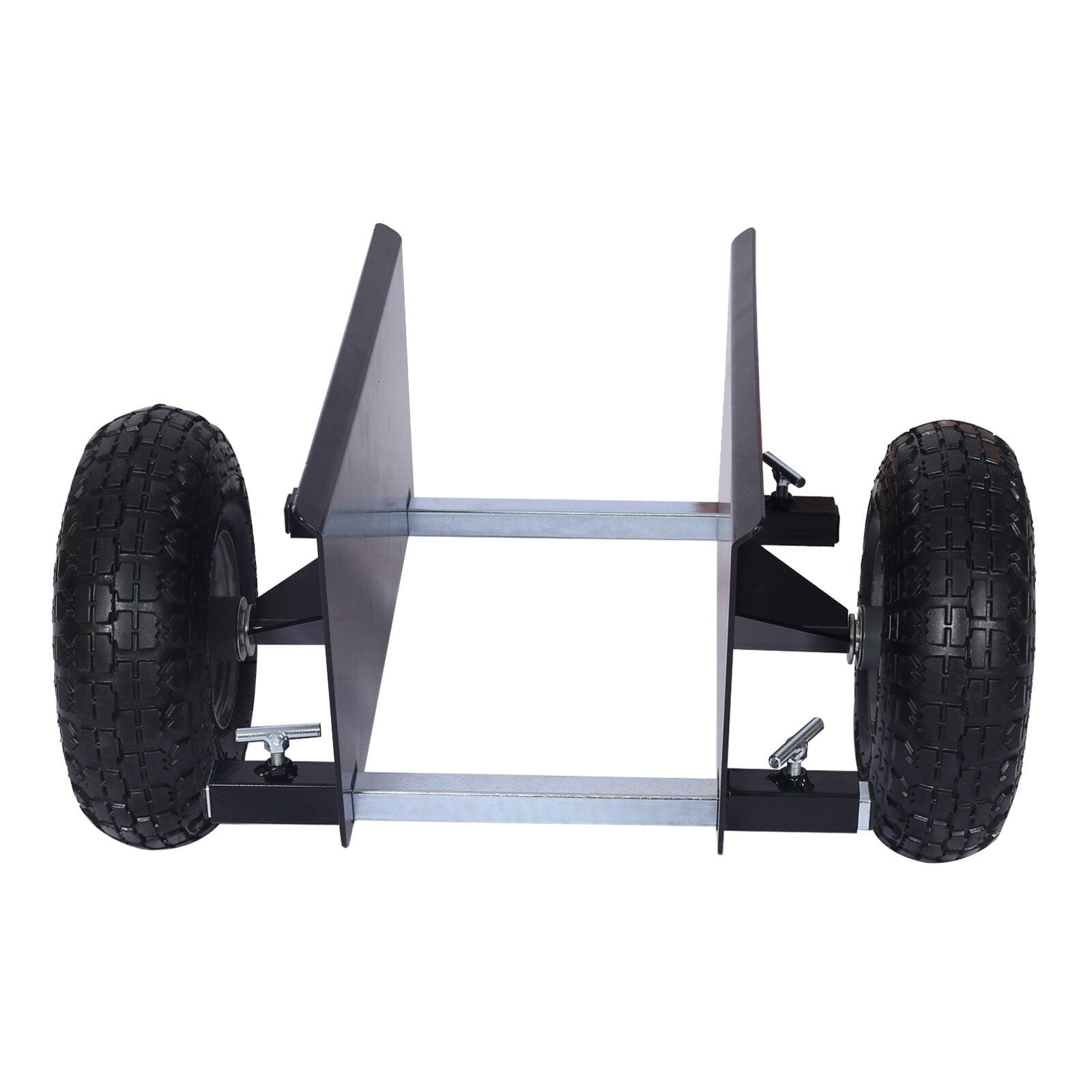, 600lb Panel Dolly , 10in. Pneumatic Wheels, Black ,Metal ,