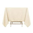 thumbnail image 3 of BalsaCircle 70x70 in Beige Premium Scuba Polyester Square Tablecloth Party Linens Events Decorations Supplies, 3 of 8