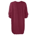 thumbnail image 4 of 2025 Robe Chandail d'Hiver pour Femmes en Tricot Tendance Col Roulé Chaude à Manches Longues par-Dessus la Robe avec Poche Mini Robe Chandail, 4 of 5