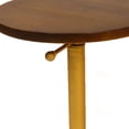 thumbnail image 3 of HomeRoots 493233 22 x 18 x 18 in. Gold & Elm Solid Wood Round End Table, 3 of 5
