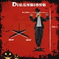 thumbnail image 3 of Costway Halloween Animatronic Standing Groom 7.2 FT Haunted House Decoration Moving Head, 3 of 10
