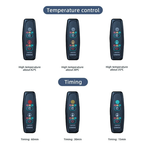 GFHFHITJ Portable 5V Usb Heated Car office Use Winter Warm Blanket Cover Heater