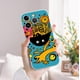 thumbnail image 2 of Proteja su teléfono con un toque de diversión: funda para iPhone con ilustraciones vibrantes, mate, de doble capa, en color plateado arcoíris para iPhone 15 Pro Max 14 13 12 Pro 11, 2 of 4