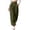 *Army Green, variant on ClodeEU Women High Elastic Waist Harem Capri Pants,Lightweight Loose Cropped Jogger Trousers with Pockets ,Women's Plus L