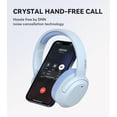 thumbnail image 3 of Restored Edifier W820NB Plus Hybrid Active Noise Cancelling Headphones - LDAC Codec - Hi-Res Audio - Fast Charge - Over Ear Bluetooth V5.2 Headphones for Travel, Flight, Train, and Commute- Blue (Refurbished), 3 of 9