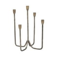 thumbnail image 6 of Candelabra Taper Candle Holder For Centerpieces - Metal Candlestick Holder with Multi-Arm Design for Living Room, Entryway, Hallway, and Mantel - Boho Accent for Bedroom - 16", Bronze & Copper, 6 of 13