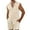 Khaki, variant on VBTAPA Mens Summer Casual Beach Outfits 2 Piece Sleeveless Button Down Shirts and Shorts Set Hawaiian Matching Sets with Pockets White L