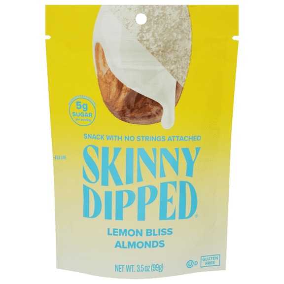 Skinnydipped Almonds Lemon Bliss 3.5 oz (Pack of 10)