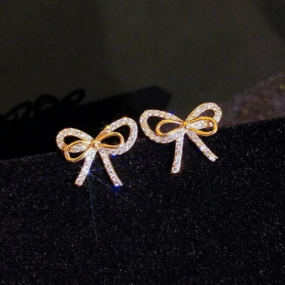 1Ct Round Cut Lab-Created Diamond Women's Stud Earring 14K Yellow Gold Plated