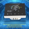 thumbnail image 3 of Touchscreen Display Thermostat, 90-240V Locking Function Touch Command Thermostat WIFI Control  for Home, 3 of 7