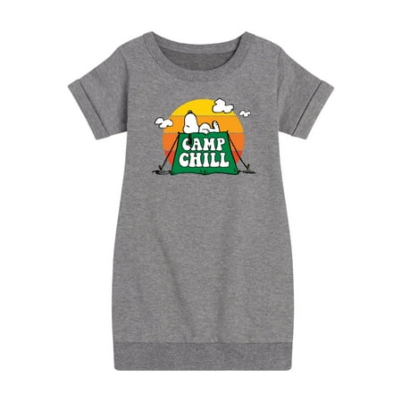 

Peanuts - Camp Chill - Toddler And Youth Girls Fleece Dress