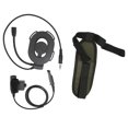 thumbnail image 2 of Auriculares unilaterales para casco, auriculares militares ajustables con U94 PTT para Baofeng UV9R UV9R PLUS UVXR BF9700 (negro), 2 of 9
