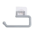 thumbnail image 2 of TOPRenddon Wall-Mounted Kitchen Paper Towel Holder with Cling Film Hook – No-Drill Adhesive Shelf for Space-Saving Counter Organization (Gray), 2 of 6