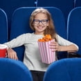 thumbnail image 1 of RUNROTOO 40 Pcs Paper Popcorn Bags Popcorn Container Rectangular For Movie Nights, 1 of 8