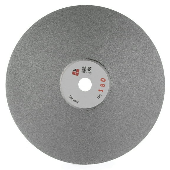 6" inch 150 mm Grit 180 Diamond Grinding Disc Abrasive Wheel Coated Flat Lap Disk Jewelry Tools for Gemstone Glass Rock Ceramics