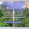 thumbnail image 3 of EarthSential Glass Cleaner Wipes 40 Ct Streak Free Windows Doors Mirrors Tables, 3 of 6