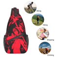 thumbnail image 6 of Death Note Crossbody Bag Casual Sling Backpack Chest Bag Multipurpose Crossbody Shoulder Bag Hiking Daypacks, 6 of 9
