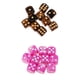 thumbnail image 1 of 20x Multicolor Surtido Seis Caras 16mm de de resina Pip Set Bulk, 1 of 9