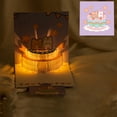 thumbnail image 4 of Kmbangi Birthday Card, 3D Funny Cute Cartoon Bear Light Musical Birthday Cards Greeting Card Gift, 4 of 4
