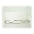 thumbnail image 3 of Italian Silver Bracelet Sterling Solid Custom Link 8.3mm Lobster Size 8, 3 of 5