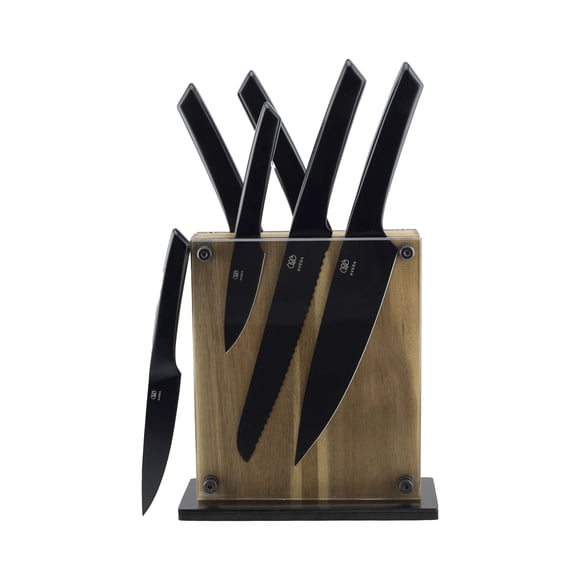 Juego de Cuchillos de Chef AVERA CU6 6 Piezas Acero Inoxidable Base Magnética