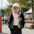 thumbnail image 6 of Chririnla Funny Dinosaur Pattern Fleece Sweatshirt for Kids and Boys - Lightweight Trendy Top with Long Sleeve for Daily Wear and Sports, 6 of 7