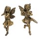 thumbnail image 1 of 2 piezas de hermanas hadas estatuas accesorios de maceta de flores adornos colgantes de resina de resina lindo multipropósito, 1 of 9