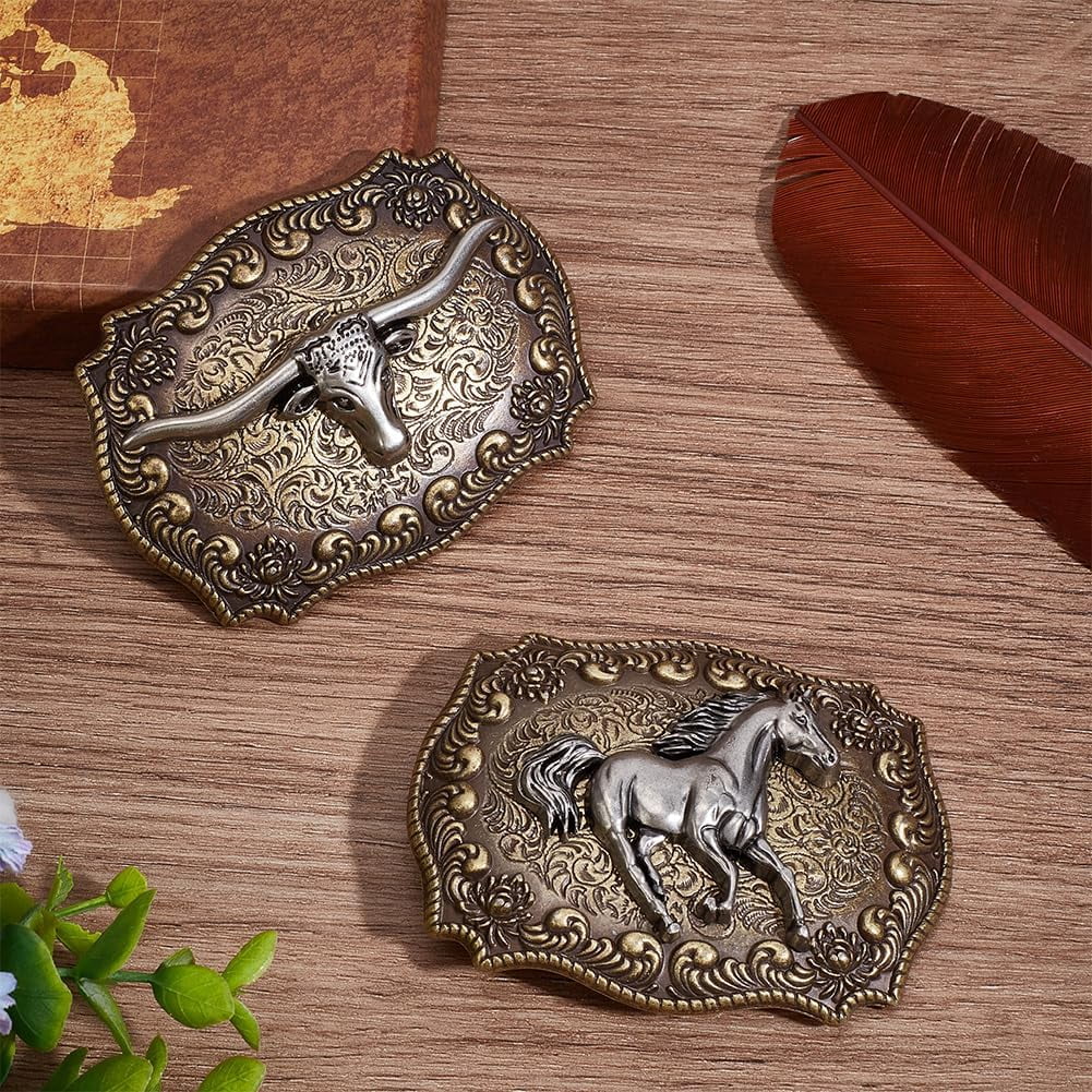 Cowboy Hats For Men Buy Texas Long Bull Horn Belt Buckle Western