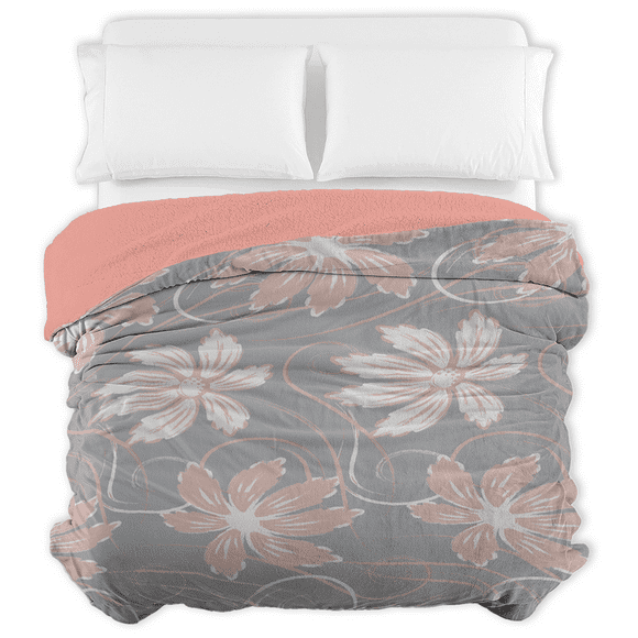 Cobertor con Borrega King Size extra suave Mod ZAIDA