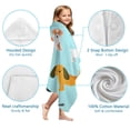 thumbnail image 7 of Cartoon Dog Hooded Bath Towel，60"x35" for Ages 3 To 12 Kids, Quick Dry Lightweight Soft Microfiber Hood Beach Towel Cover Up for Kids, 7 of 7