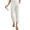 White, variant on DOKOTOO Womens Casual Crochet Lace Pants Drawstring Elastic Waist Cropped Pants Lightweight Straight Leg Trousers with Pockets