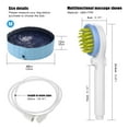 thumbnail image 4 of Ownpets Foldable Pet Dogs Cats Pool Bathing Set Portable Kiddie Swimming Bathtub with Massage Shower Sprayer, 4 of 7