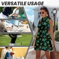 thumbnail image 7 of Uorisanigo St. Patrick's Leaf Tennis Golf Dress for Women Quick Dry Comfortable Workout Active Athletic Dresses with Shorts Versatile for Tennis Hiking & Outdoor Sports, 7 of 7