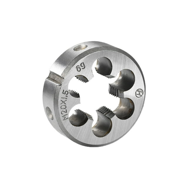 Unique Bargains M20 X 1.5 Metric Round Dies Machine Thread Dies, 45mm OD Round Threading Dies Alloy Steel