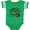 Football Green and White, variant on Inktastic Ladybug Hugs with Cute Ladybug and Flowers Boys or Girls Baby Bodysuit