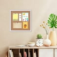 thumbnail image 5 of Cork Bulletin Board with Wooden Frame, Hanging Photo Display and Message Board for Wall, Decorative Pin Board for Home, Office, Classroom, and Dorm Room Organization, 5 of 6