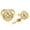 Pacifier, variant on Odeerbi Pacifier 26 Letter Name Initials Clip Silicone Golden Shiny N